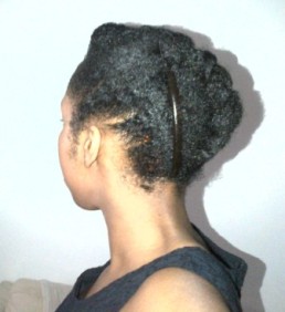 Afro Hair french roll